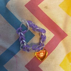 I am selling rubber band loom bracelets. They are handmade by Braelyn Hanson.